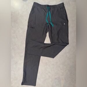 FIGS Technical Yola Skinny Scrub Pants Gray Women’s Size Small #TW2000R EUC